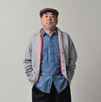 Smooth 908 Shawl Cardigan Male Model