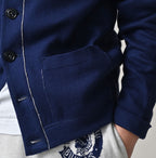 Smooth 908 Shawl Cardigan Detail