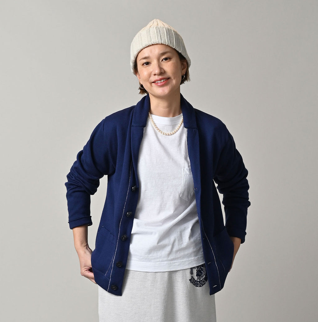 Smooth 908 Shawl Cardigan Female Model