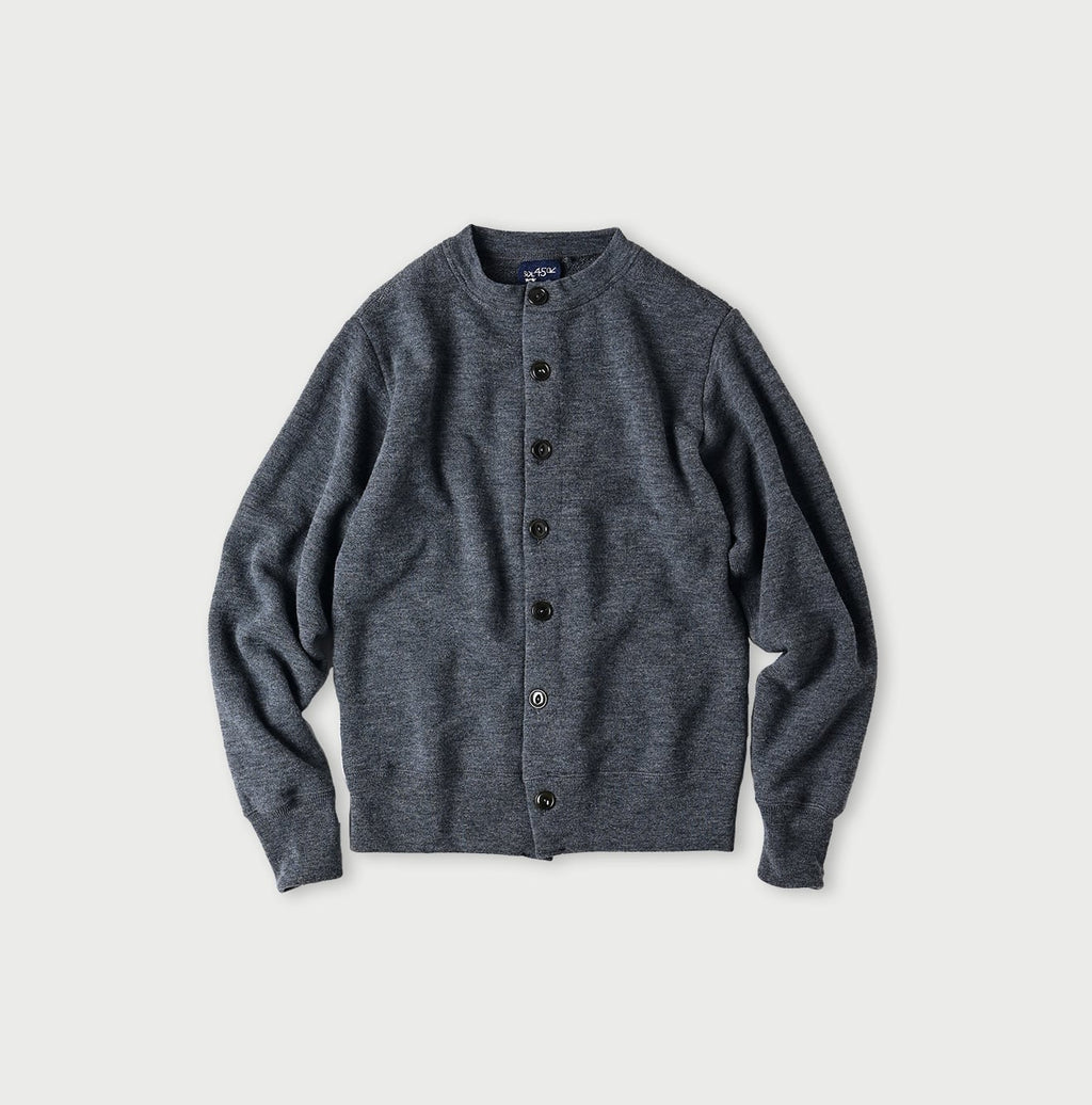 Horizontal Urake 908 Cardigan Gray Top