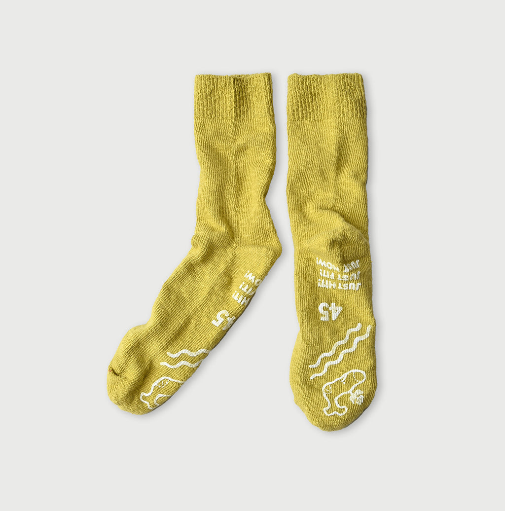 Plant Dyed Dozume Tenjiku Socks Lily of the Valley