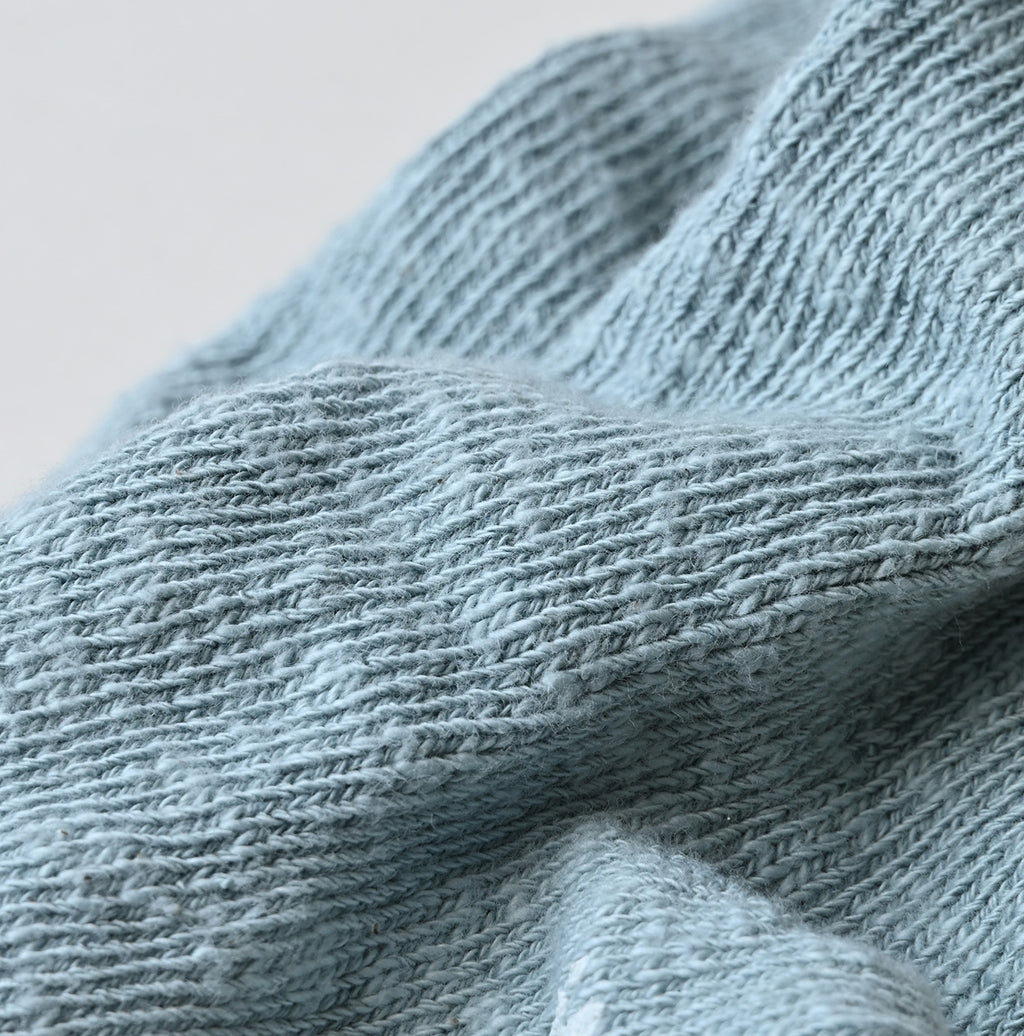 Plant Dyed Dozume Tenjiku Socks Detail