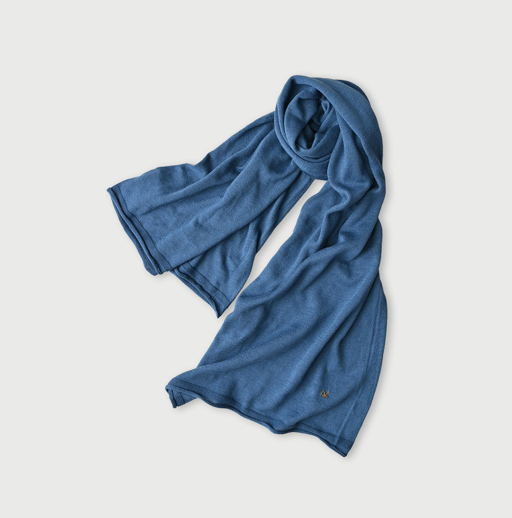 Super Gauze Muffler Blue