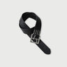 Vintage Leather Belt Wide Black