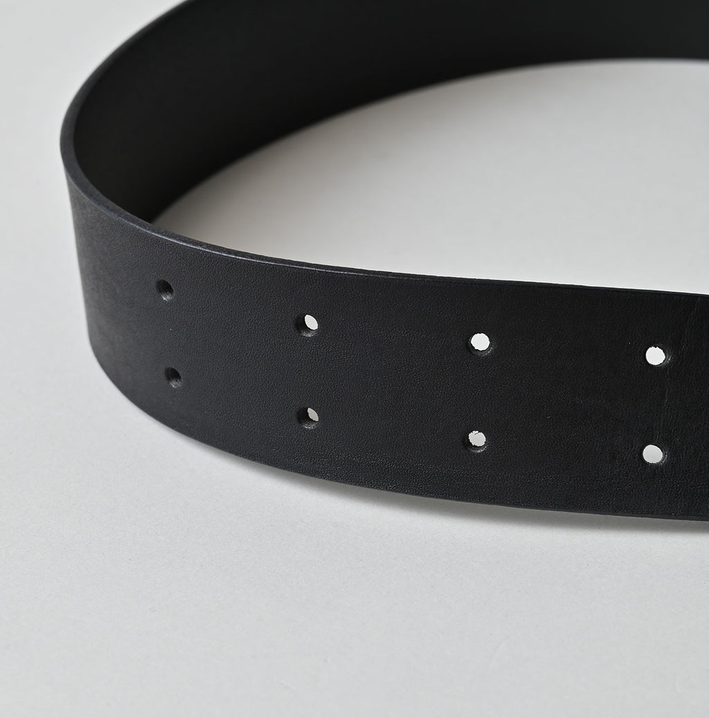 Vintage Leather Belt Wide Detail