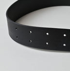 Vintage Leather Belt Wide Detail