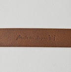Vintage Leather Belt Narrow Detail