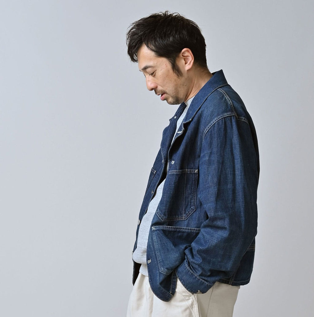Work Indigo 908 Jacket All Zyu Male Model