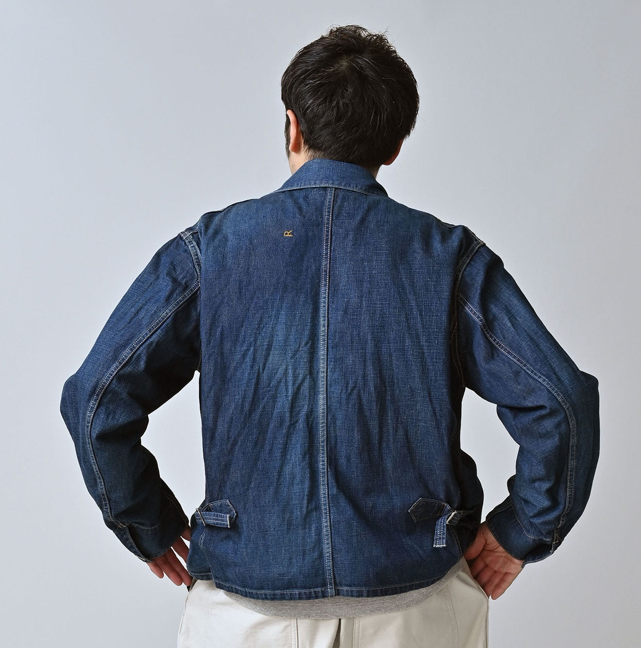 Work Indigo 908 Jacket All Zyu Male Model