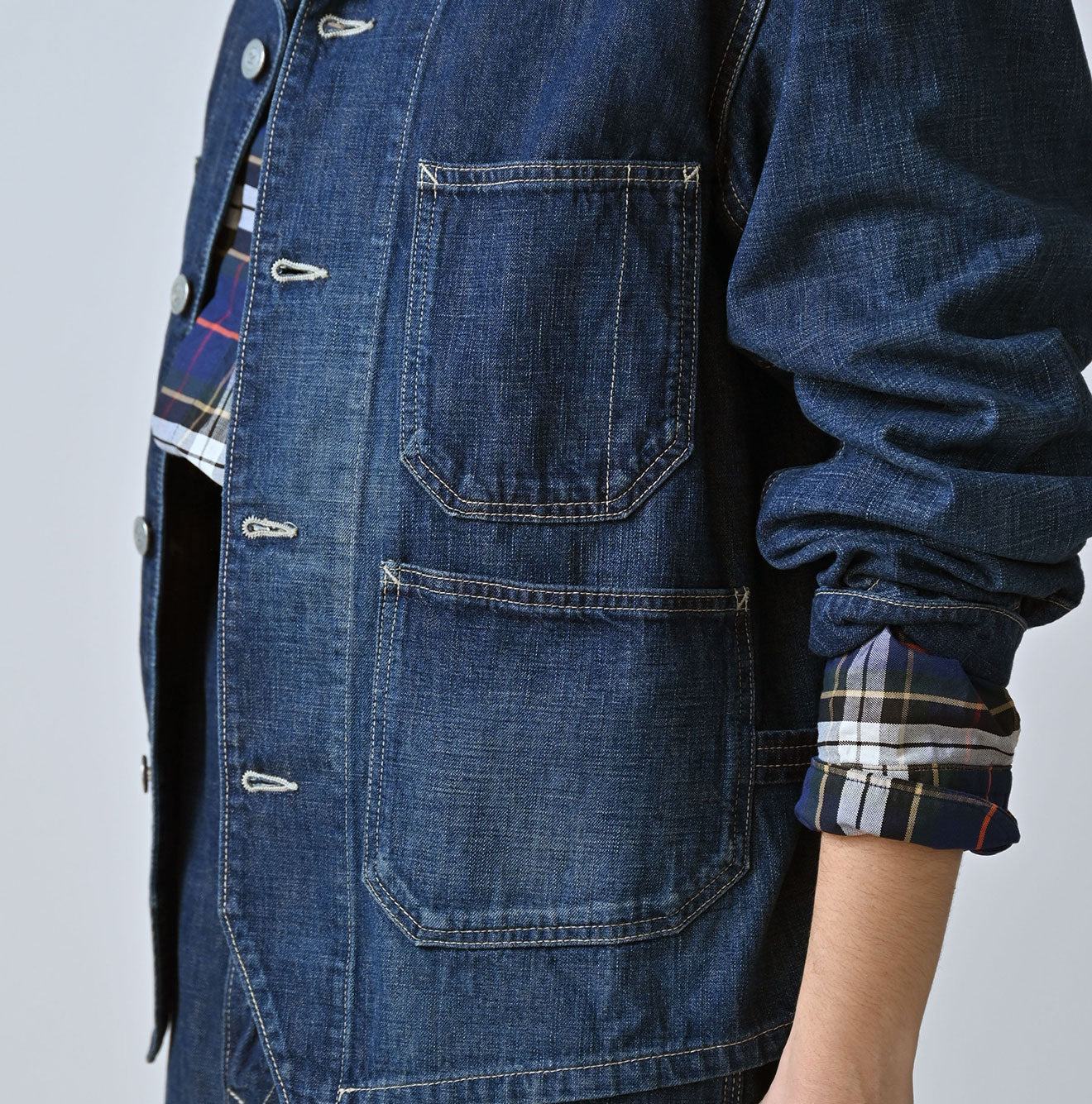 Work Indigo 908 Jacket All Zyu Detail