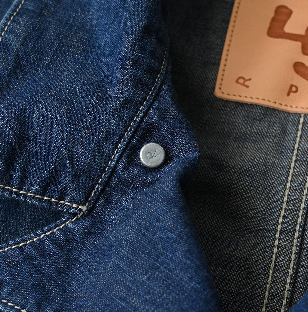 Work Indigo 908 Jacket All Zyu Detail
