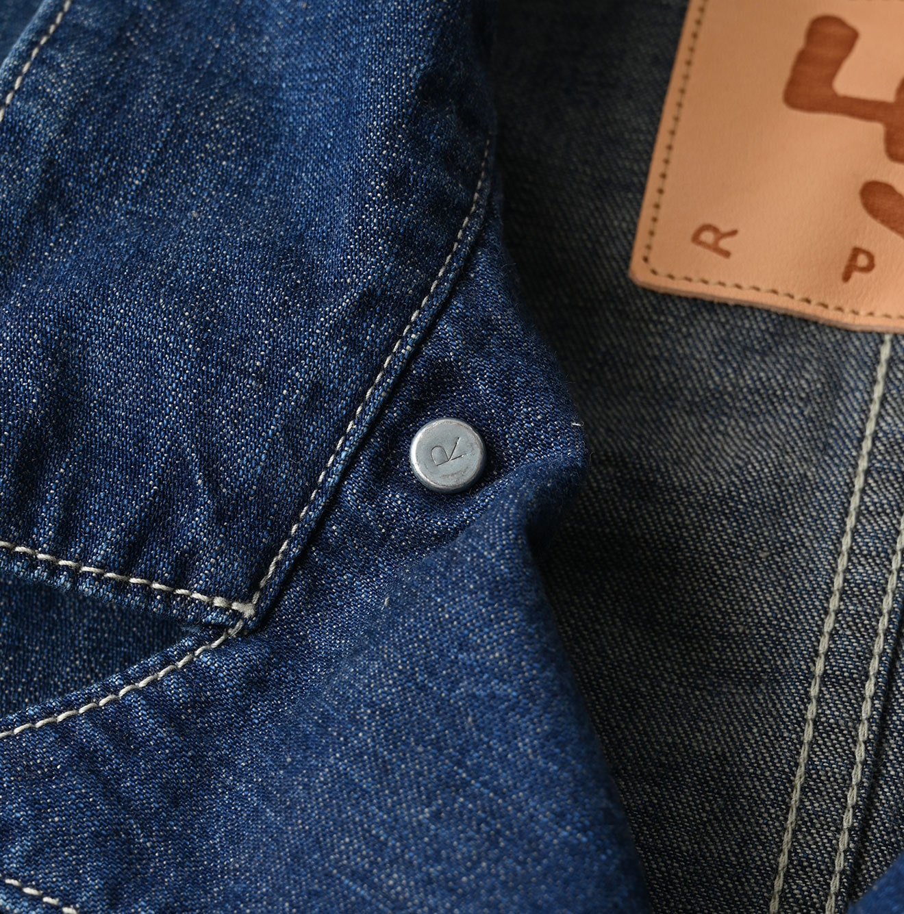 Work Indigo 908 Jacket All Zyu Detail