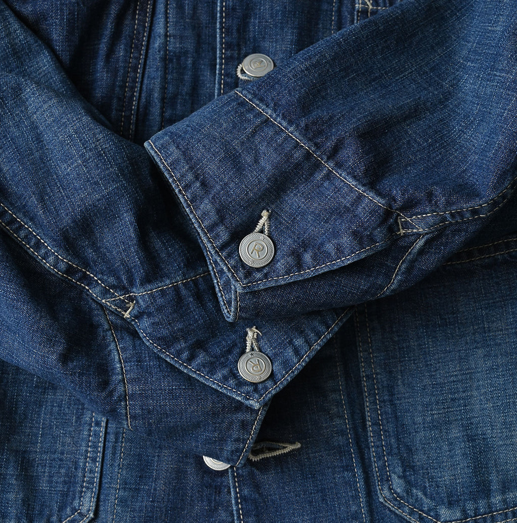 Work Indigo 908 Jacket All Zyu Detail