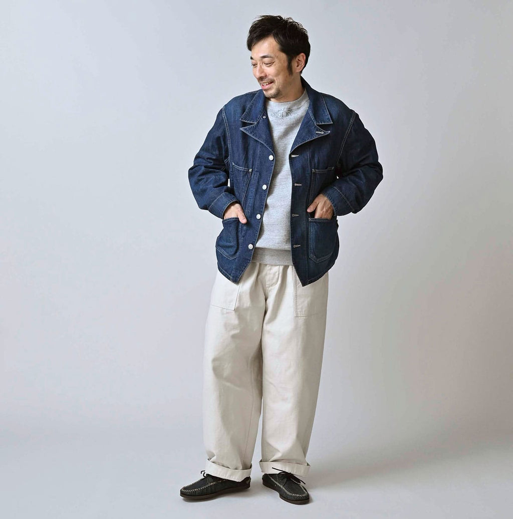 Work Indigo 908 Jacket All Zyu Male Model