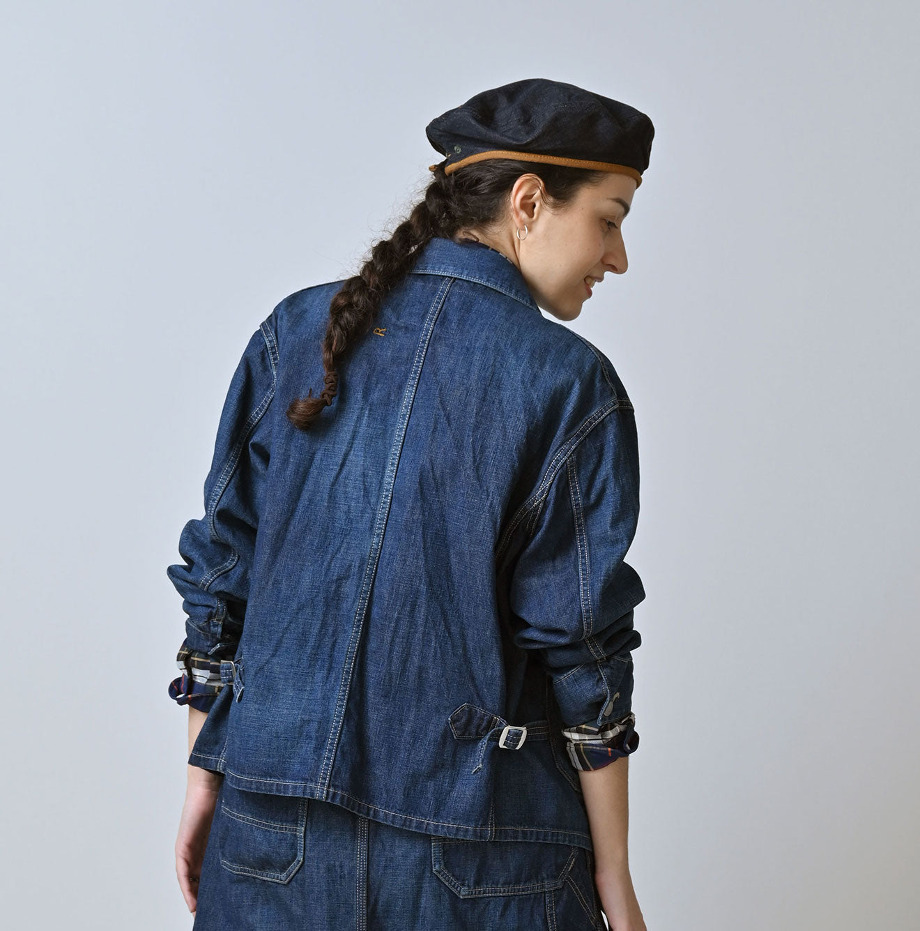 Work Indigo 908 Jacket All Zyu Female Model