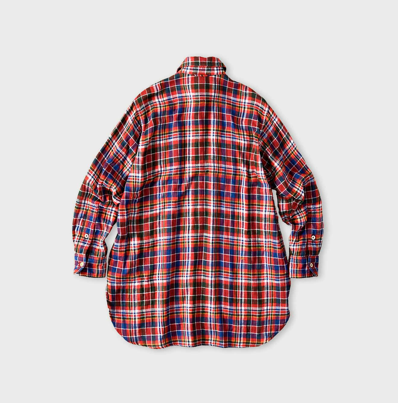 Gauze Double Woven 908 Gatcha-Pocket Shirt Back
