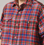 Gauze Double Woven 908 Gatcha-Pocket Shirt Detail
