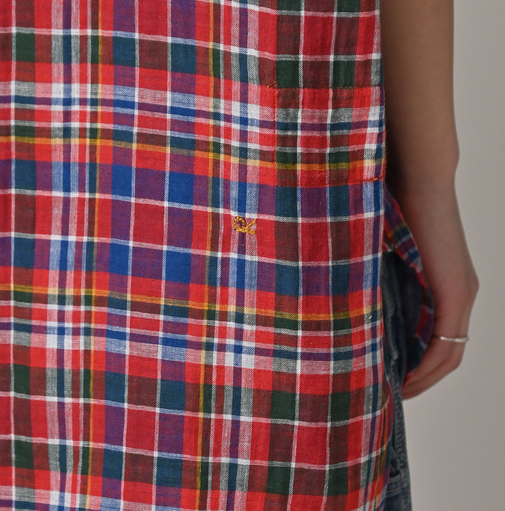 Gauze Double Woven 908 Gatcha-Pocket Shirt Detail