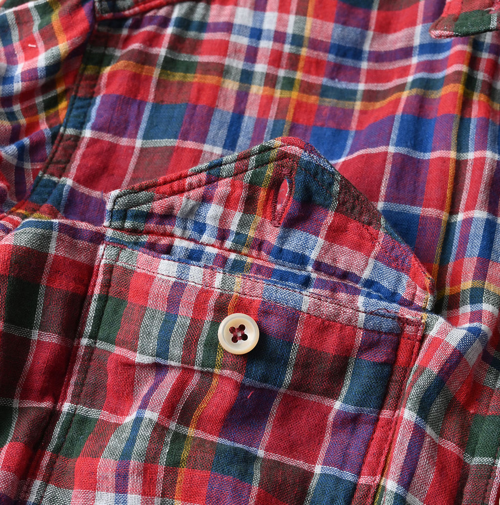 Gauze Double Woven 908 Gatcha-Pocket Shirt Detail