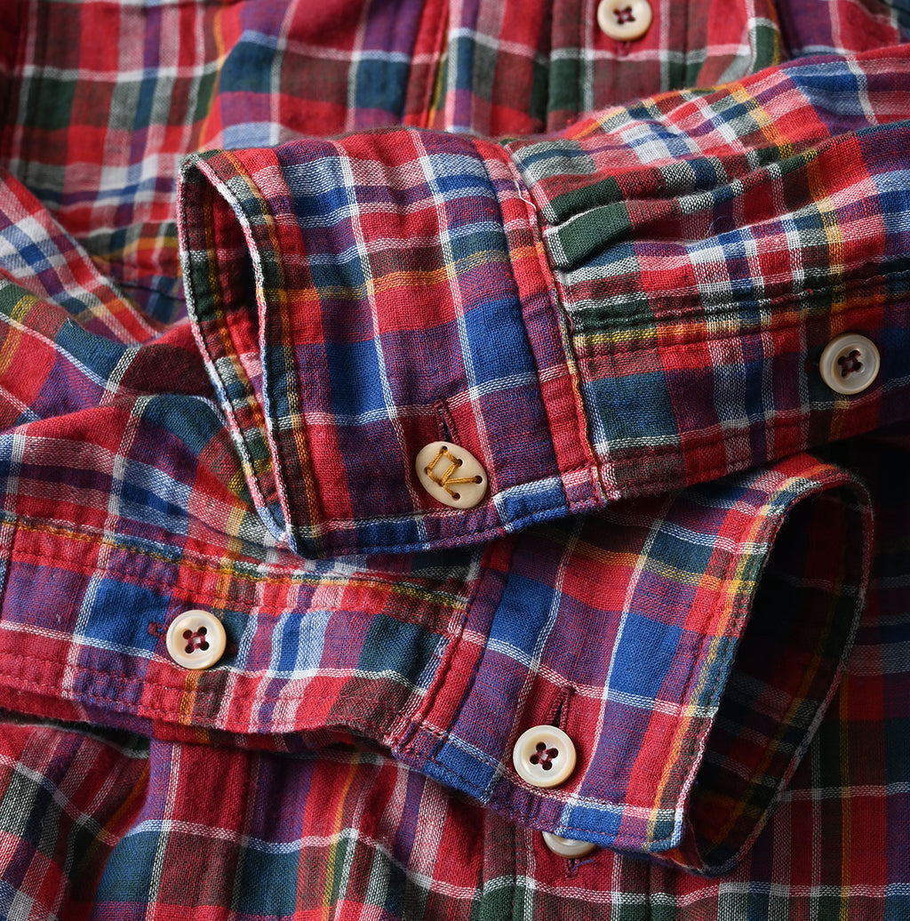 Gauze Double Woven 908 Gatcha-Pocket Shirt Detail