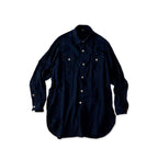 Indigo Gauze Double Woven 908 Gatcha-Pocket Shirt
