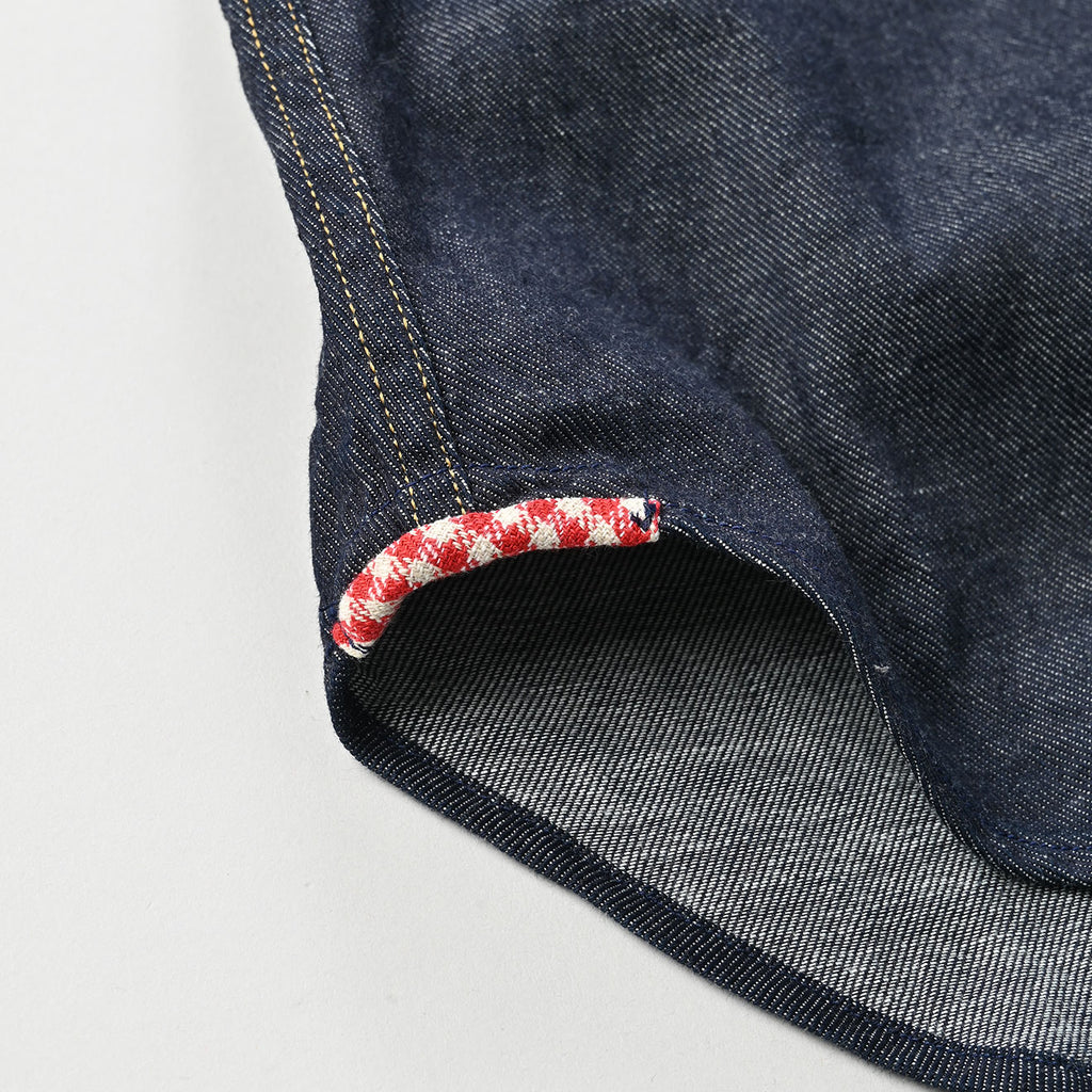Indigo 45 Petite Denim 908 Eastern Shirt Nou Detail