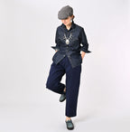 Indigo 45 Petite Denim 908 Eastern Shirt Nou Female Model