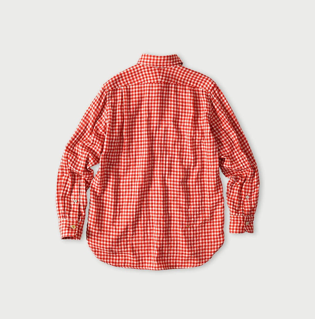 Gauze Double Woven 908 Loafer Button Down Shirt Back