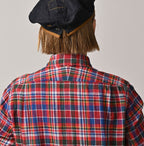 Gauze Double Woven 908 Loafer Button Down Shirt Detail