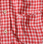 Gauze Double Woven 908 Loafer Button Down Shirt Detail