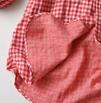 Gauze Double Woven 908 Loafer Button Down Shirt Detail