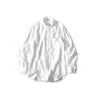 Gauze Double Woven 908 Loafer Button Down Shirt White