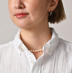 Gauze Double Woven 908 Loafer Button Down Shirt White Detail