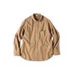 Batiste 908 Ocean Button Down Shirt Brown Rice