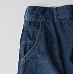 Work Indigo Painter Skirt Zyu Detail