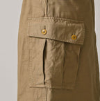 Back Satin Cargo Skirt Detail