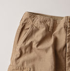 Back Satin Cargo Skirt Detail