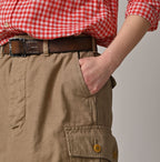 Back Satin Cargo Skirt Detail