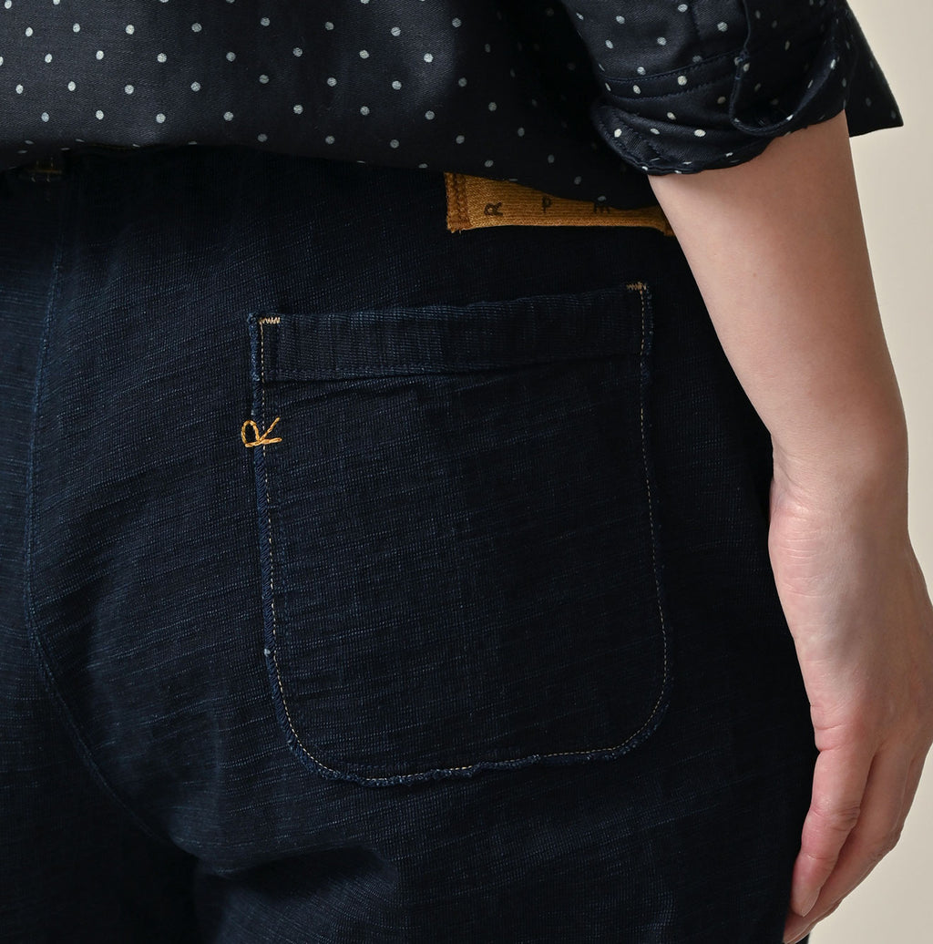Indigo Dekoboko Tenjiku 908 Pants Detail