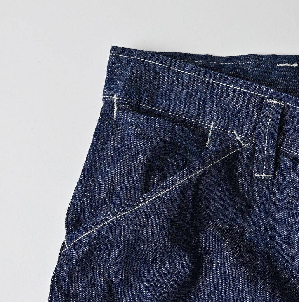 Work Indigo 908 Painter Pants Detail