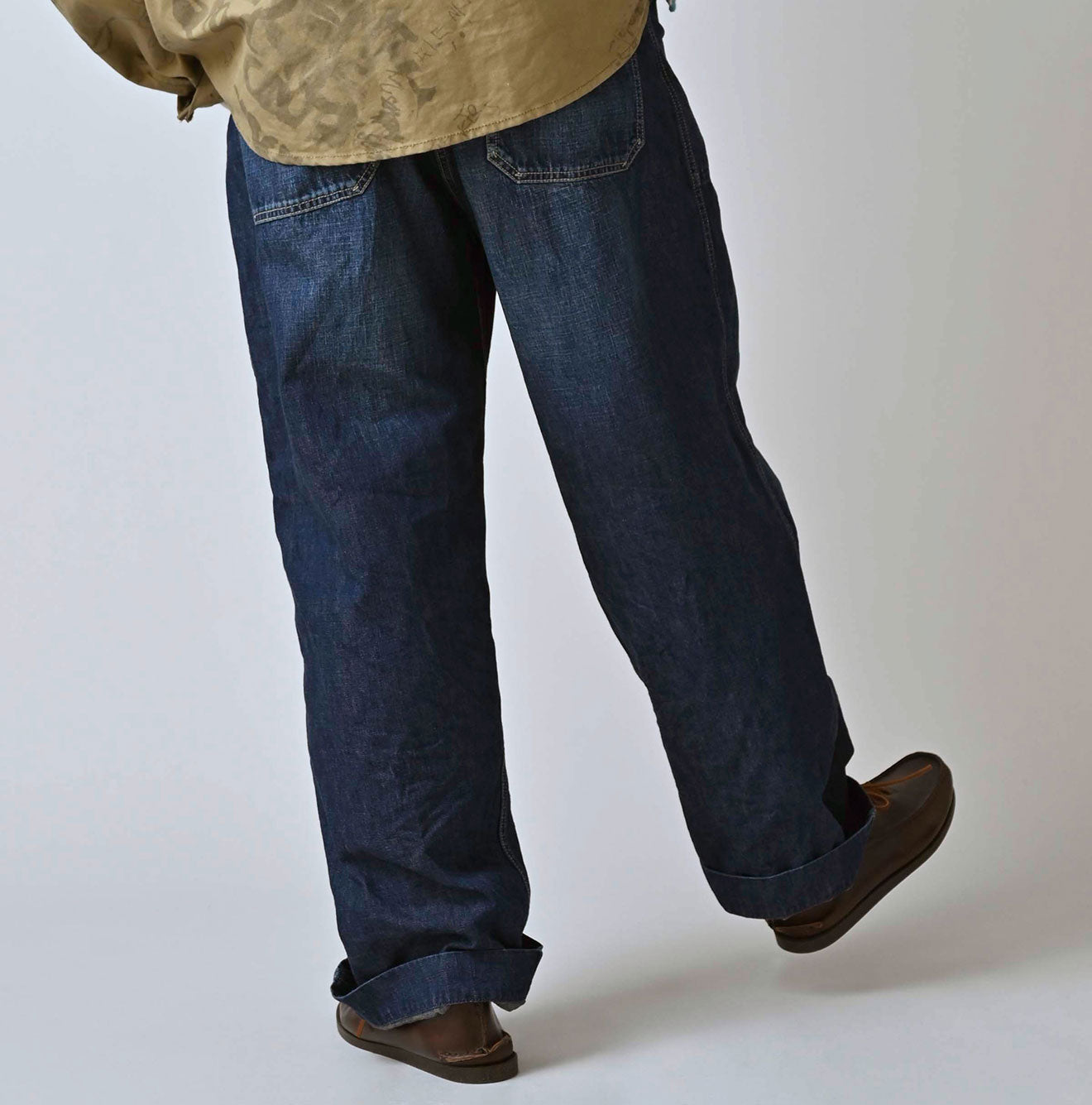 Work Indigo 908 Painter Pants Zyu Male Model