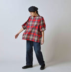 Work Indigo 908 Painter Pants Zyu Female Model