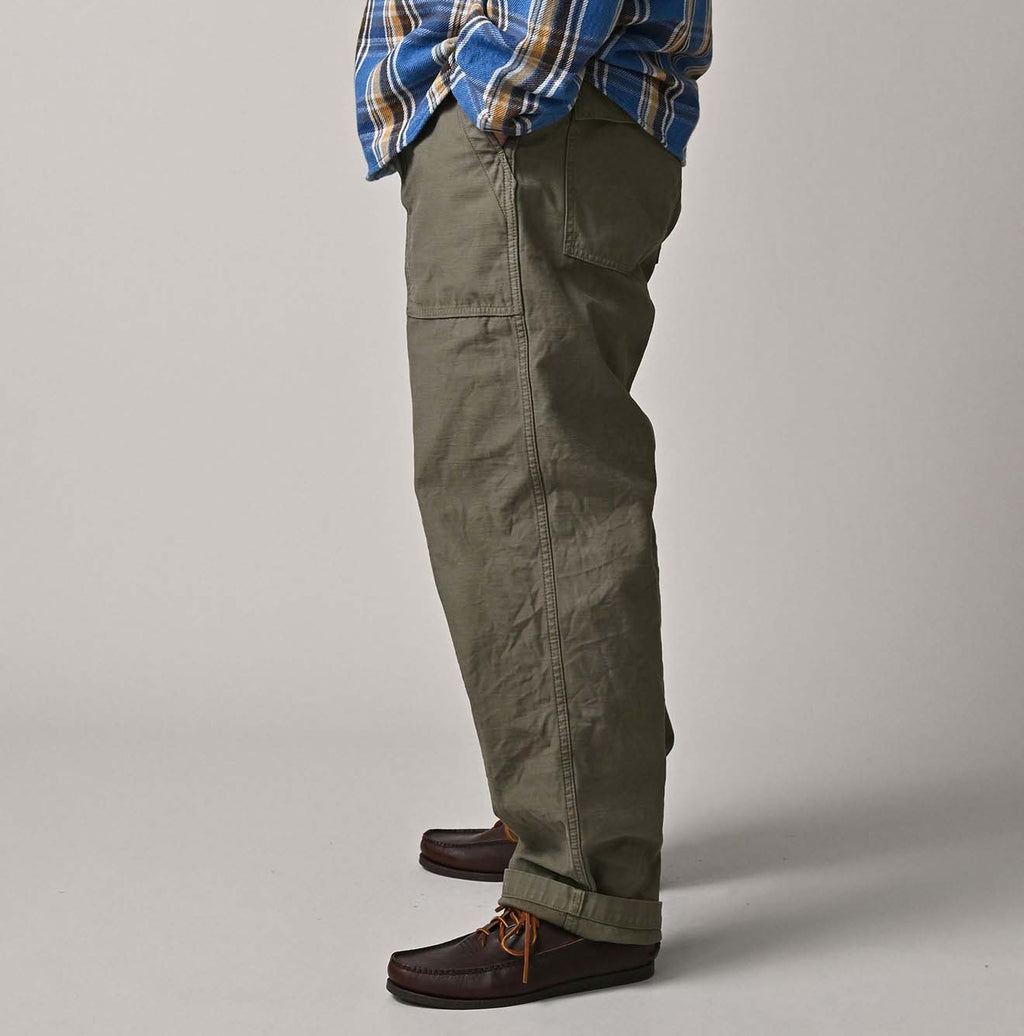 Back Satin 908 Baker Pants Male Model