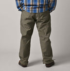 Back Satin 908 Baker Pants Male Model