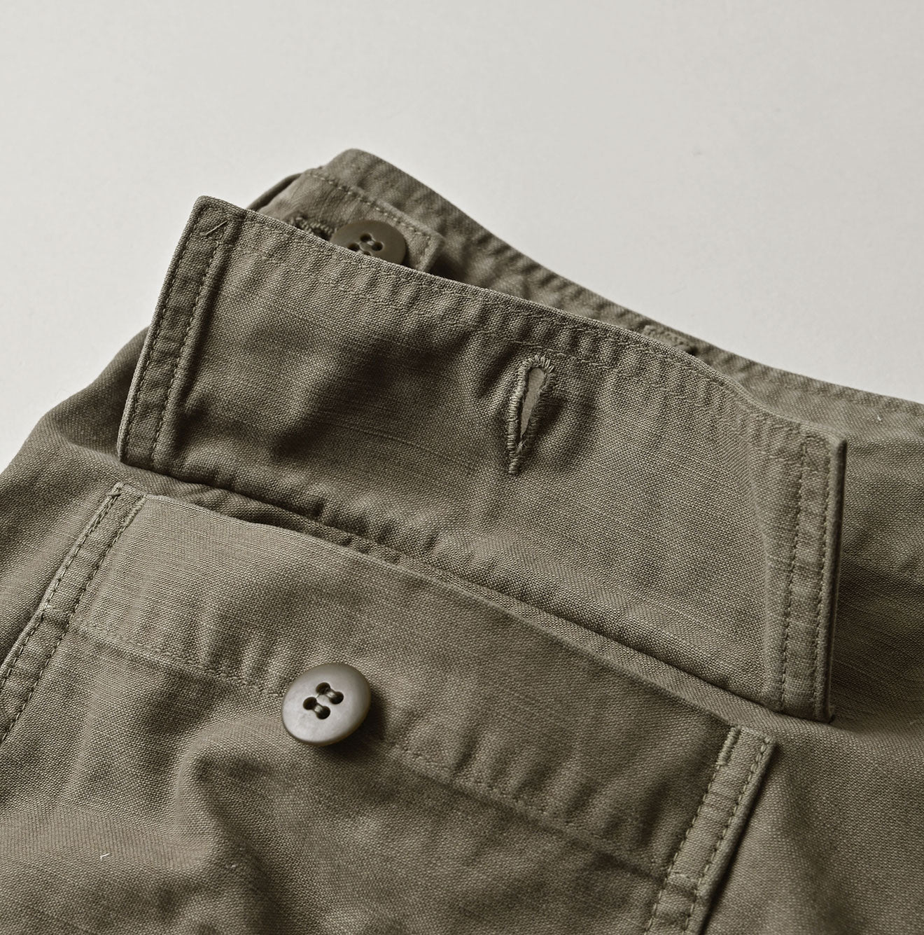Back Satin 908 Baker Pants Detail