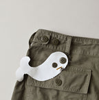 Back Satin 908 Baker Pants Detail