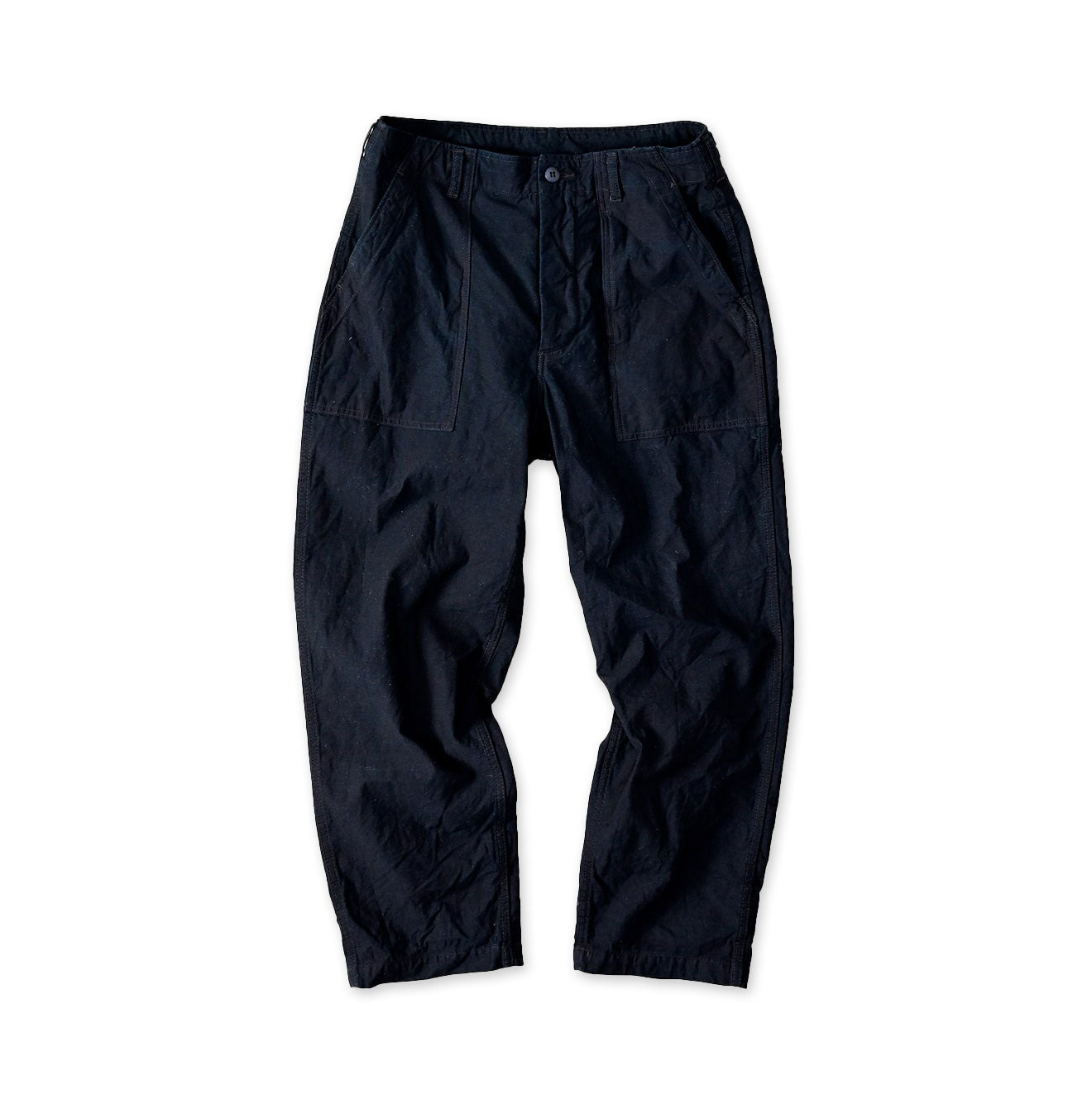 Indigo Back Satin 908 Baker Pants