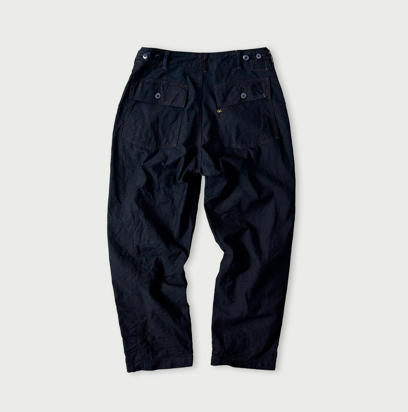 Indigo Back Satin 908 Baker Pants Back