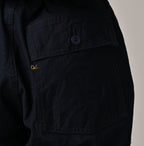 Indigo Back Satin 908 Baker Pants Detail