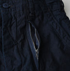 Indigo Back Satin 908 Baker Pants Detail